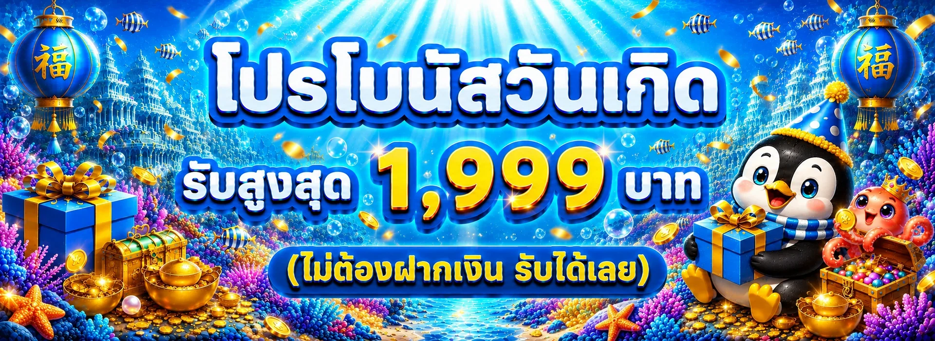 โปรโมชั่นโบนัสวันเกิด FUNCLUB168